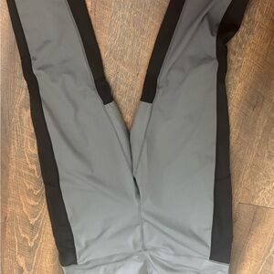 LuLaRoe Gray and Black Track Pants